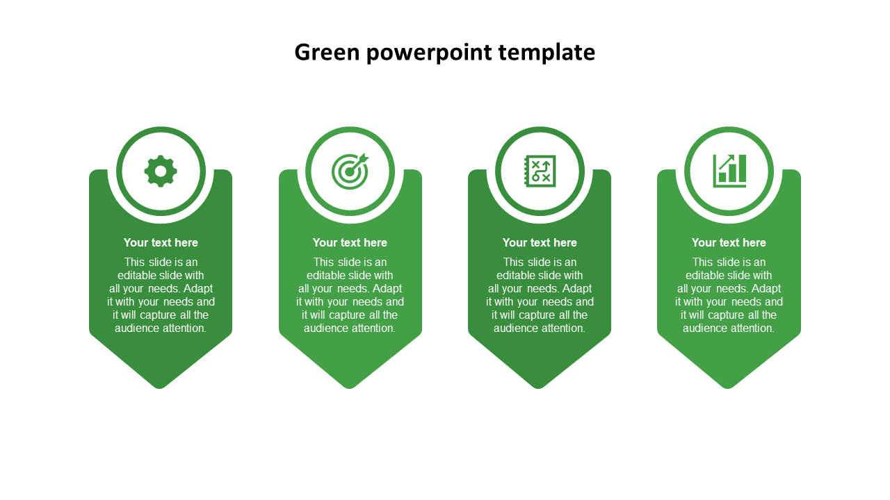 Free - Effective Green PowerPoint Template Slide Design